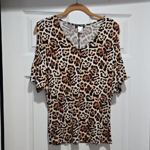 🖤🤎 Leopard Print Blouse